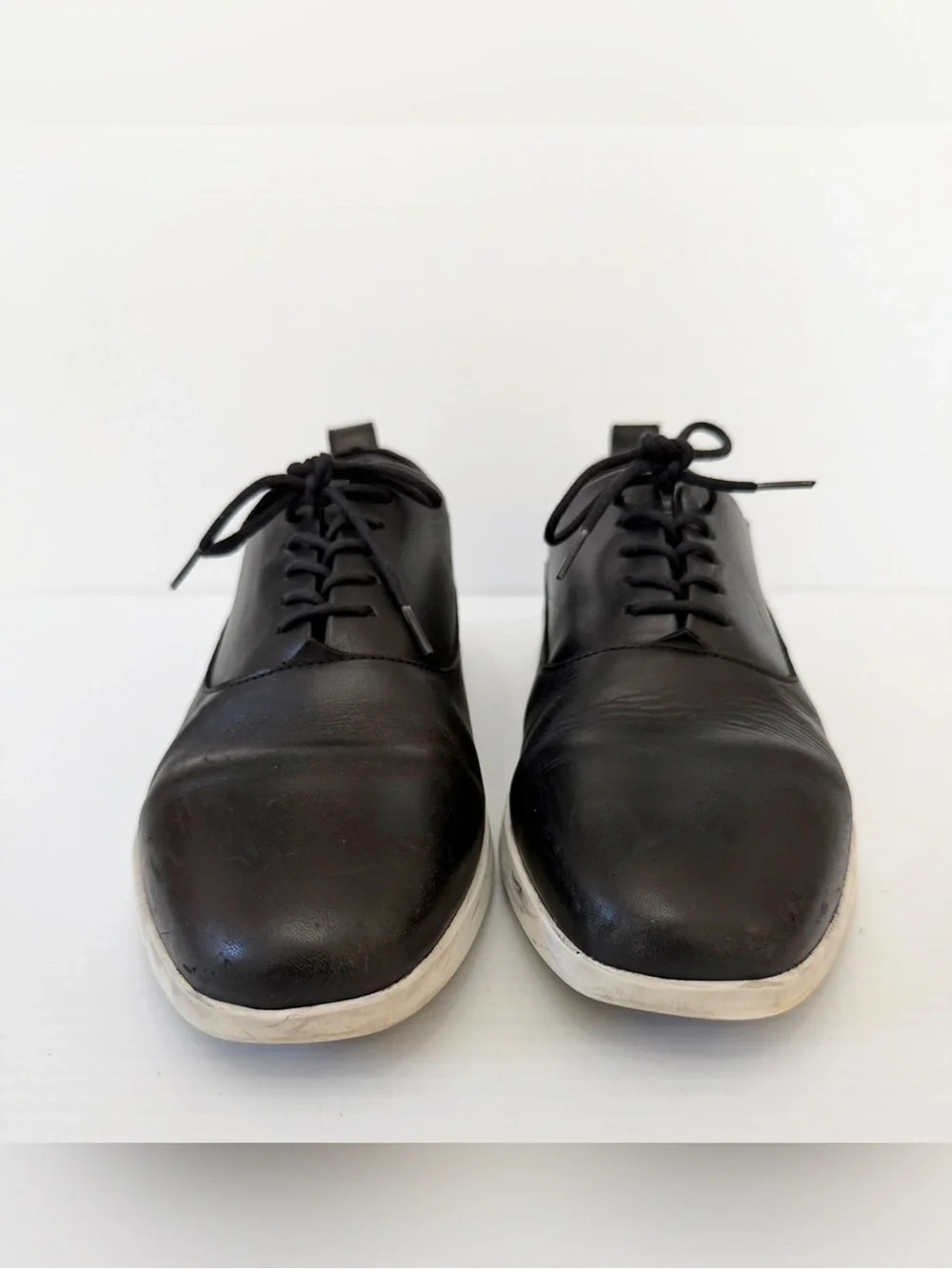 Wolf & Shepherd - Men's Black Leather Crossover Longwing Shoes - 9